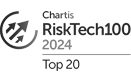 Award Chartis Risk Tech 100 Top 20 2024 Greyscale