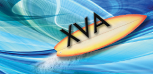 xva on a surfboard