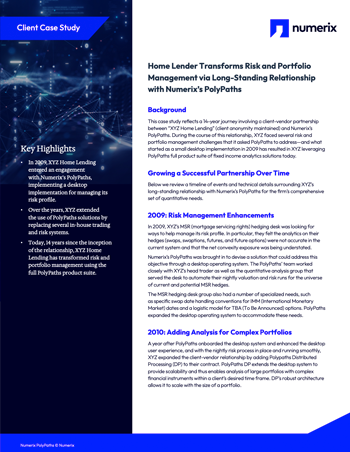 Numerix Polypaths Case Study Cover